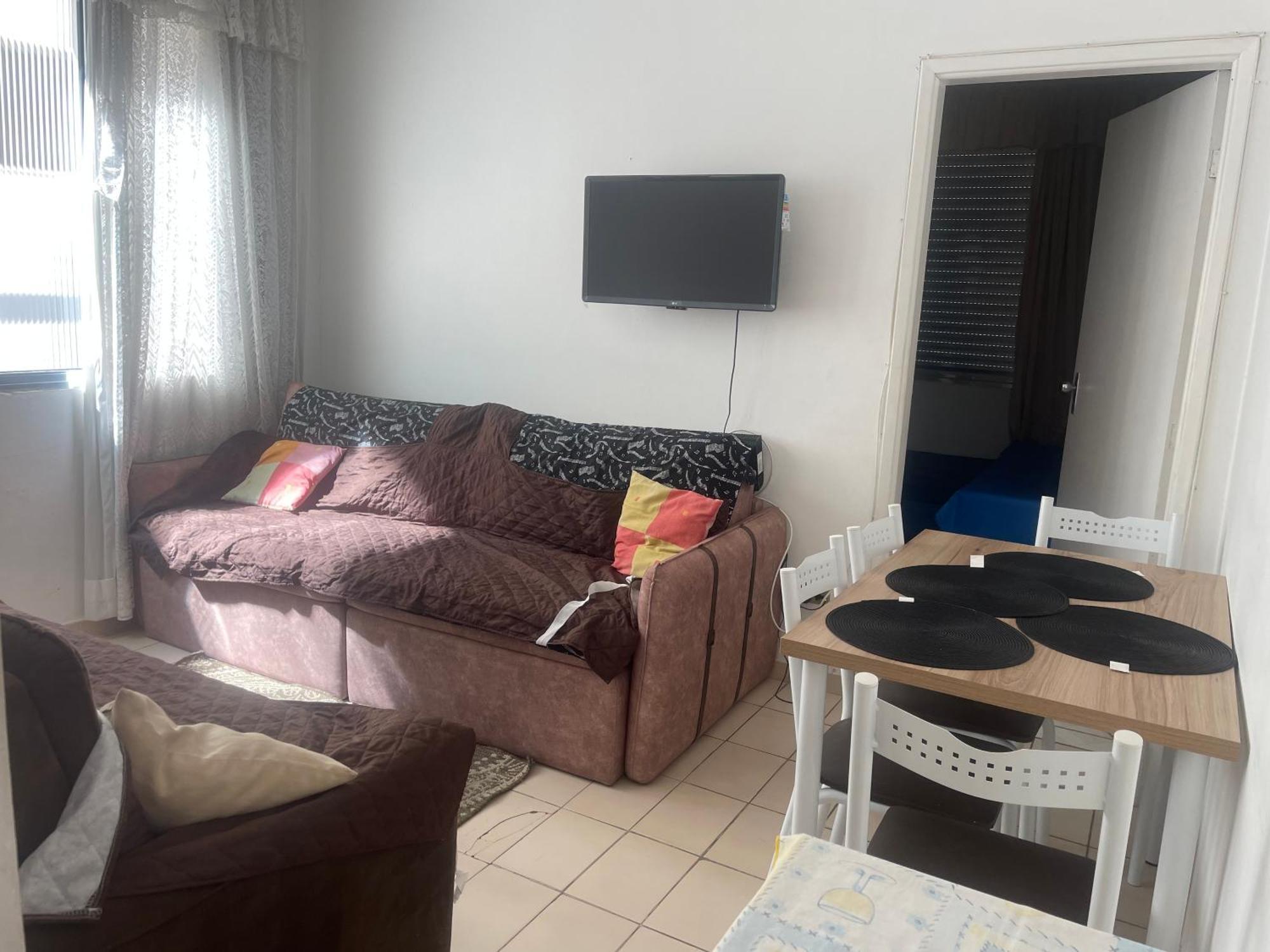 Apto Canto Do Forte Pg Av Mallet Wifi Tv Smart Daire Praia Grande Dış mekan fotoğraf